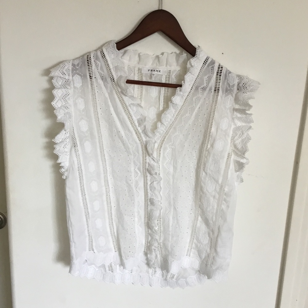 Frame “Lauren” blouse